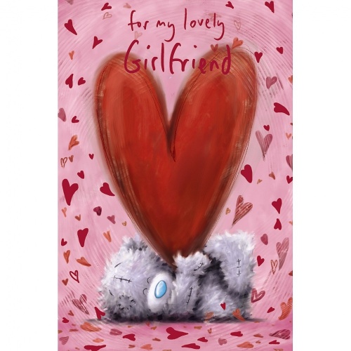 Me to You My Lovely Girlfriend Valentines Day Card  Tatty Teddy