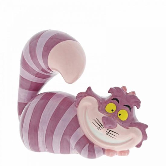 Disney Enchanting Twas Brillig Cheshire Cat Ceramic Money Bank / Money Box
