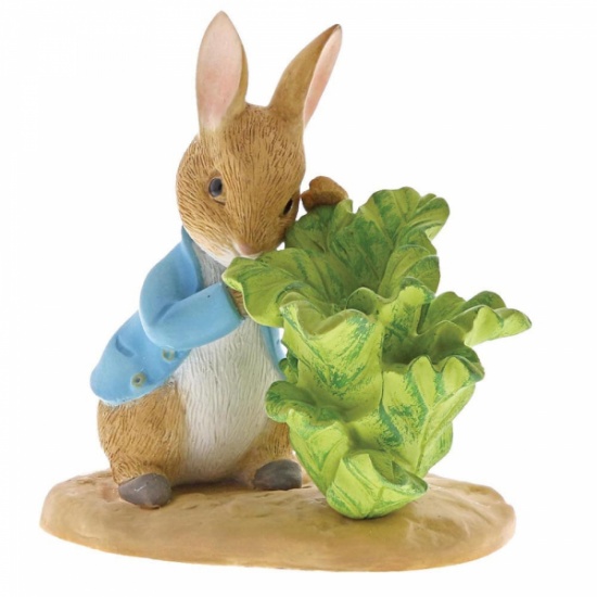 Beatrix Potter Peter Rabbit with Lettuce Figurine / Ornament