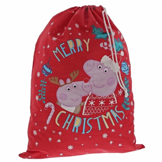 Peppa Pig Christmas Santa Toy Sack