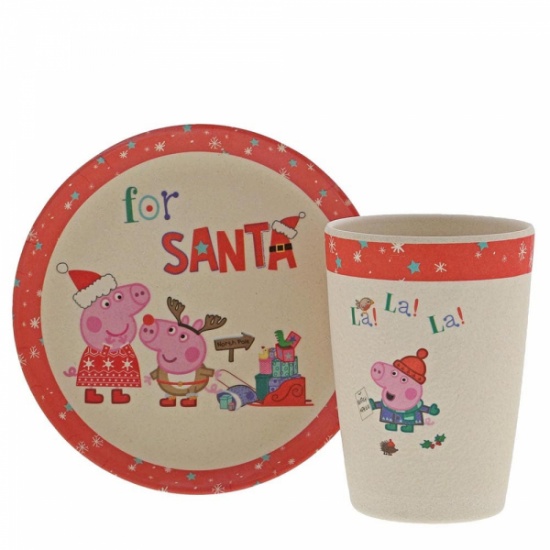 Peppa Pig Organic Bamboo Christmas Eve Set