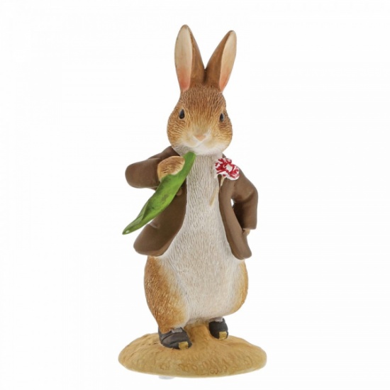 Beatrix Potter Benjamin ate a Lettuce Leaf Figurine / Ornament