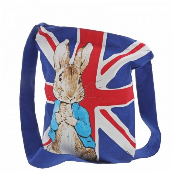 Beatrix Potter Peter Rabbit Union Jack Cotton Tote Bag / Shopping Bag