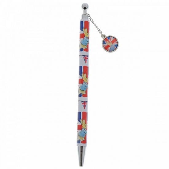 Beatrix Potter Peter Rabbit Union Jack Charm Pen