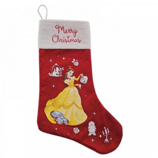 Enchanting Disney Belle Christmas Stocking - Beauty and The Beast
