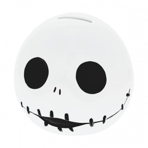 Enchanting Disney Master of Fright Jack Skellington Nightmare Before Christmas Ceramic Money Bank / Money Box