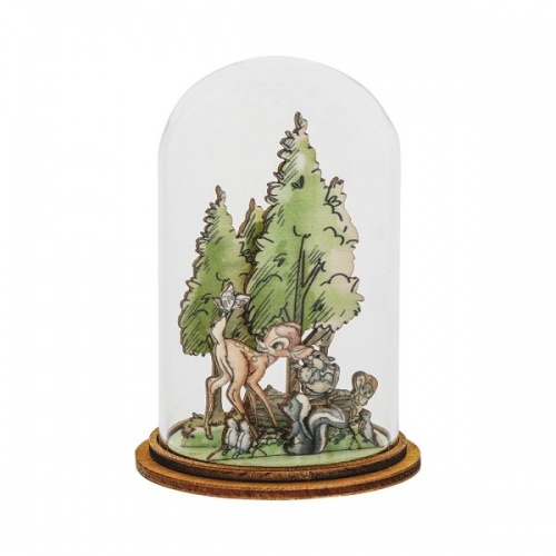 Bambi Woodland Wonder Evil Eco-friendly Glass Dome Figurine