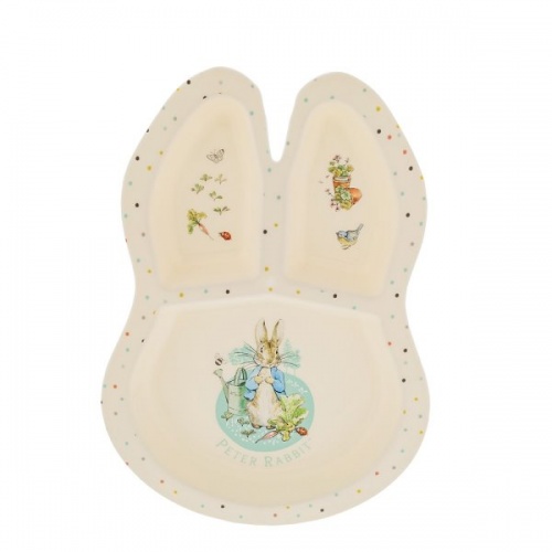 Beatrix Potter Peter Rabbit Shaped Plate