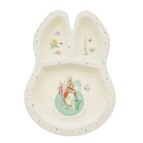 Beatrix Potter Flopsy Bunny Shaped Plate