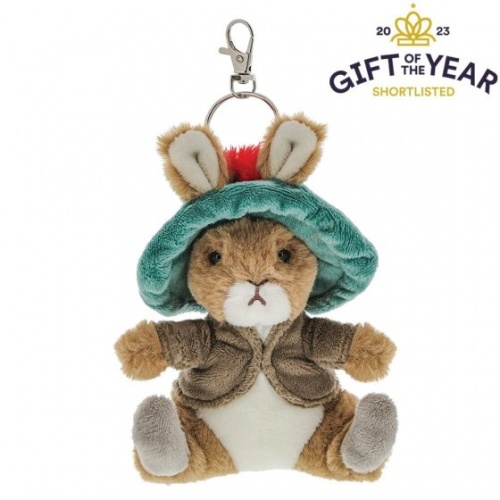 Beatrix Potter Benjamin Bunny Plush Toy Keyring 12cm