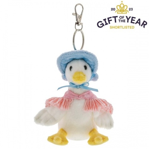 Beatrix Potter Jemima Puddle-duck Plush Toy Keyring 12cm