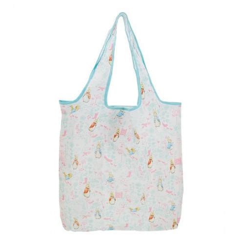 Beatrix Potter Peter Rabbit English Garden Fold up Tote Shopping Bag