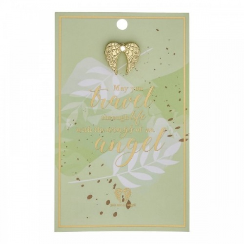 Wings of an Angel Pin Badge and Card