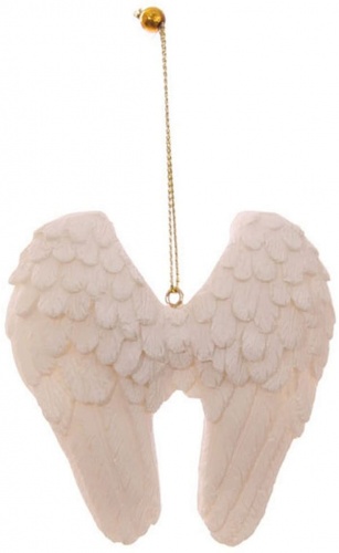 Angel Wings ceramic Hanging Decoration Memorial Keepsake