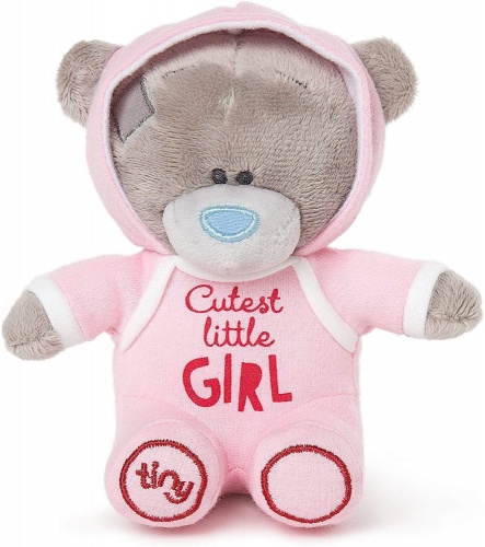 Me to You - Tiny Tatty Teddy Cutest Little Girl Pink Baby Grow Push Bear