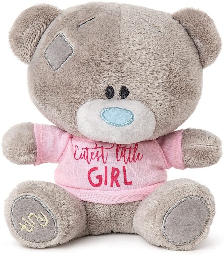 Me to You - Tiny Tatty Teddy Cutest Little Girl Pink T-shirt Push Bear