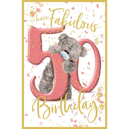 Me to You Fabulous 50th Birthday Card