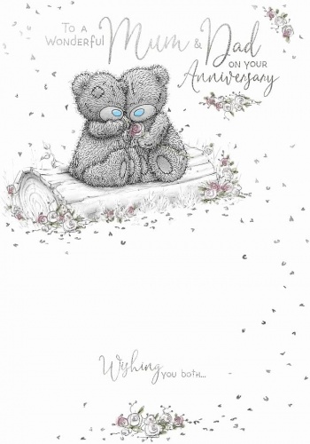 Me to You Wonderful Mum and Dad On your Anniversary Card Tatty Teddy