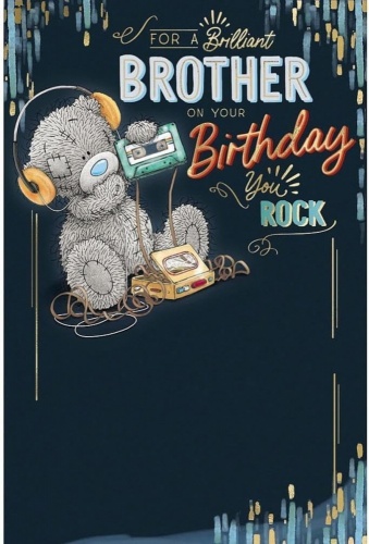Me to You Brilliant Brother Birthday Card