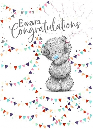 Me to You Tatty Teddy Exam Congratulations Card