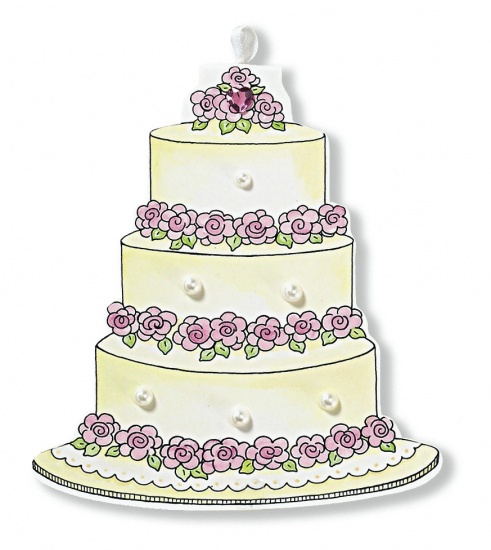 Bridal Bliss Wedding Cake Note Pad