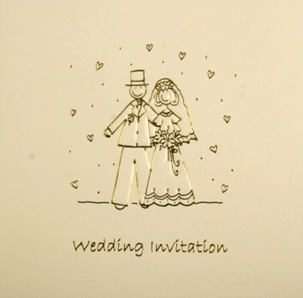 Bride & Groom Luxury Wedding Invitations