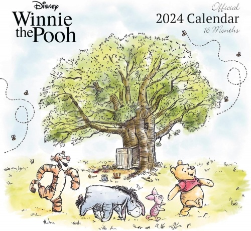 Disney Winnie The Pooh Official 2024 Calendar