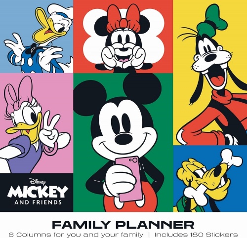 Disney Mickey and Friends Family Planner 2024 Calendar