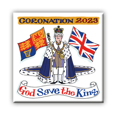 Coronation of King Charles III Commemorative Fridge Magnet Alison Gardiner
