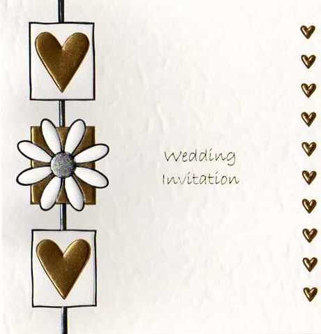 Daisy & Heart Luxury Wedding Invitations