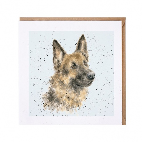 Wrendale Designs Bonnie German Shepherd Greeting Card