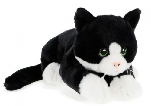Keel Toys Keeleco Cuddle Cat Kitten Plush Soft Toy 22cm Black