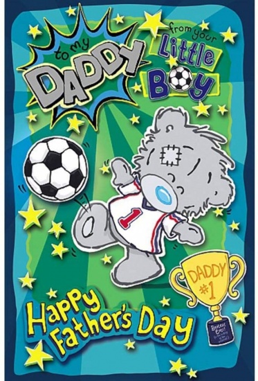 Me To You Daddy From Little Boy My Dinky Bear Tatty Teddy Father's Day Card
