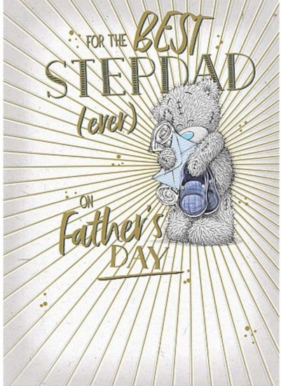 Me To You Best Step Dad Ever Tatty Teddy Father's Day Card