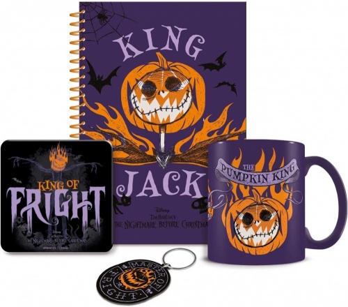 Nightmare Before Christmas Bumper Gift Set Mug Coaster Notebook Key Ring Chain