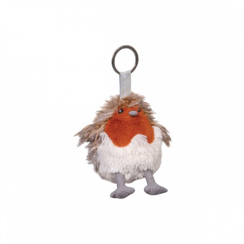 Wrendale Designs Adele Robin Keyring Plush Soft Toy Bird