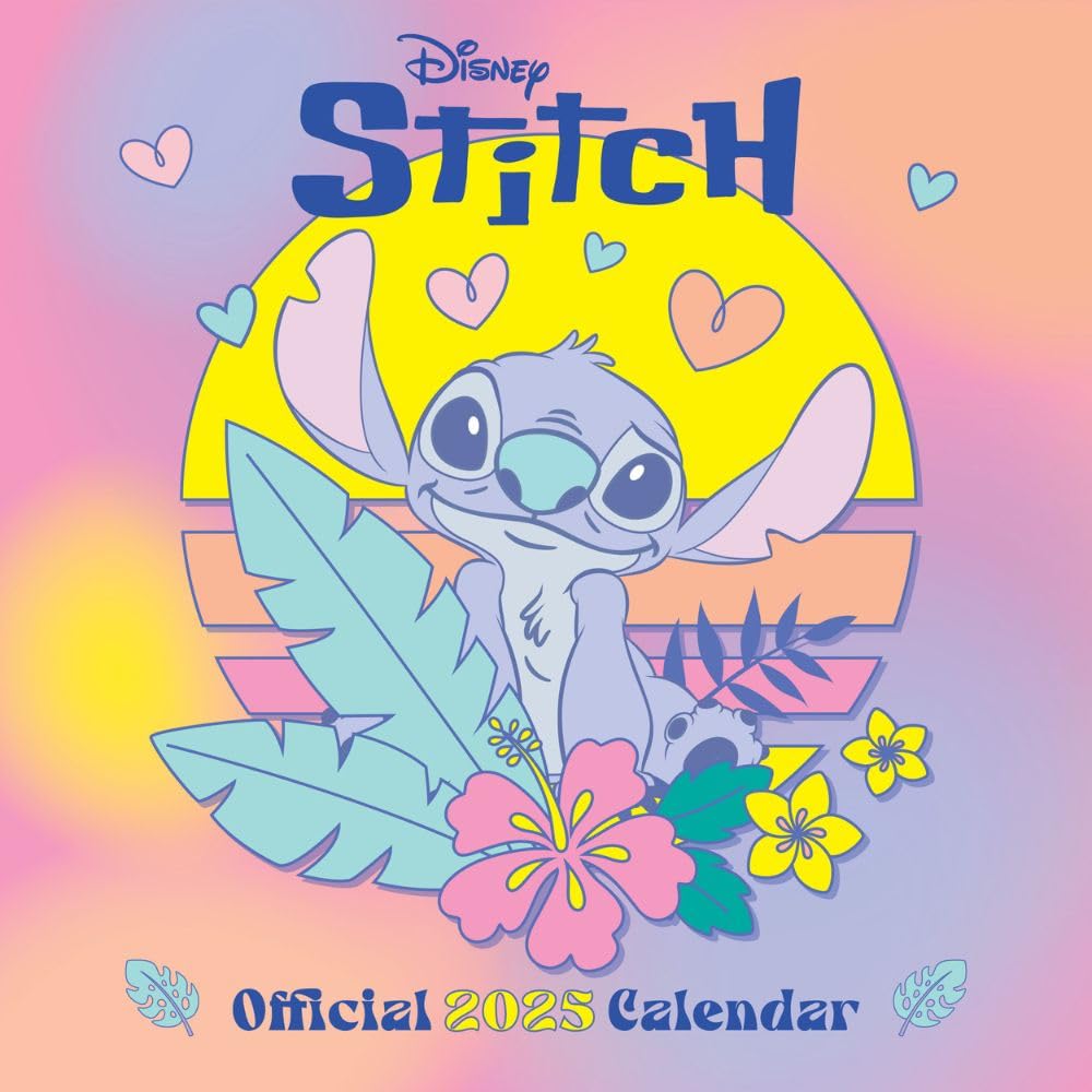 Lilo & Stitch Official 2025 Calendar Disney Officially Licensed threelittlebears.co.uk