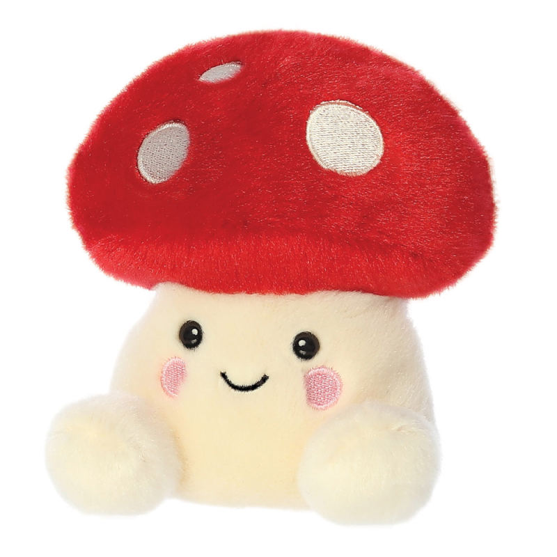 Amanita Mushroom 5" Soft Toy Aurora Palm Pals - threelittlebears.co.uk