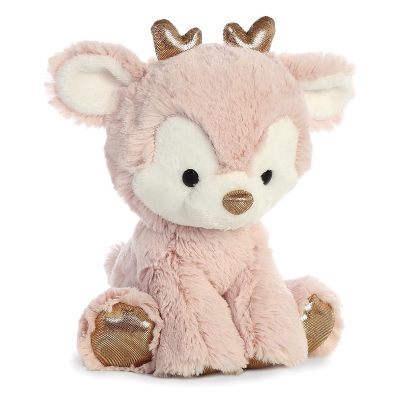 Aurora World Glitzy Tots Pinguin Plüschtier – Kuscheliger Blauer Pinguin, 20 Cm