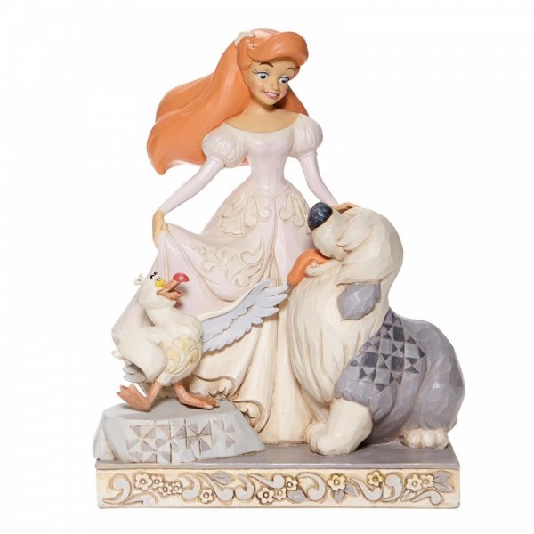 Disney Ariel ' Spirited Sire ' White Woodland The Little Mermaid Figurine