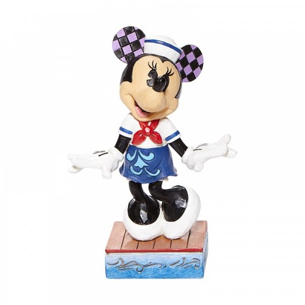 Disney Traditions Sassy Sailor Minnie Mouse Personality Pose Figurine