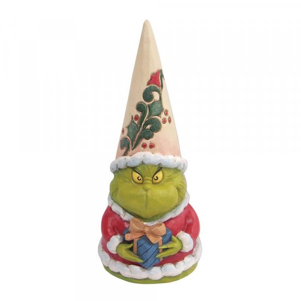 Jim Shore The Grinch with Present Gnome  Dr. Seuss