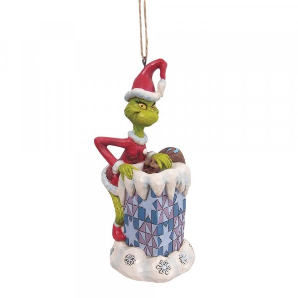 Jim Shore The Grinch Grinch Climbing in Chimney Ornament Figurine
