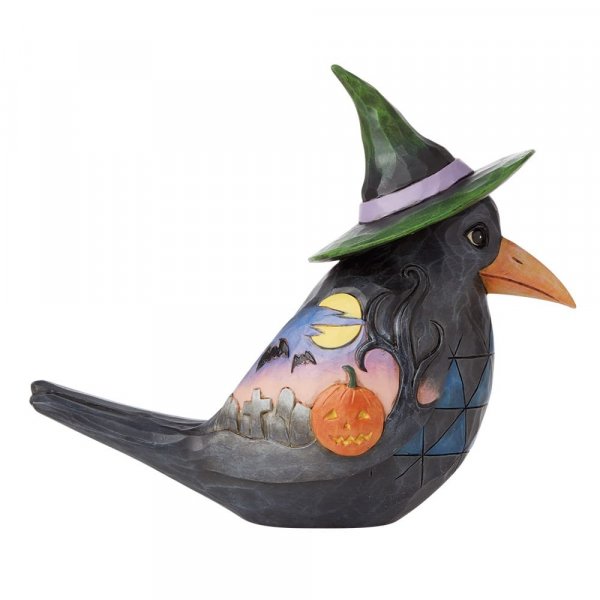 Jim Shore Heartwood Creek Halloween Crow Figurine