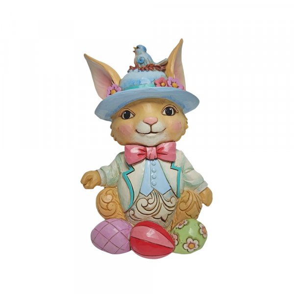 Jim Shore Heartwood Creek Bunny Wearing Bonnet Figurine