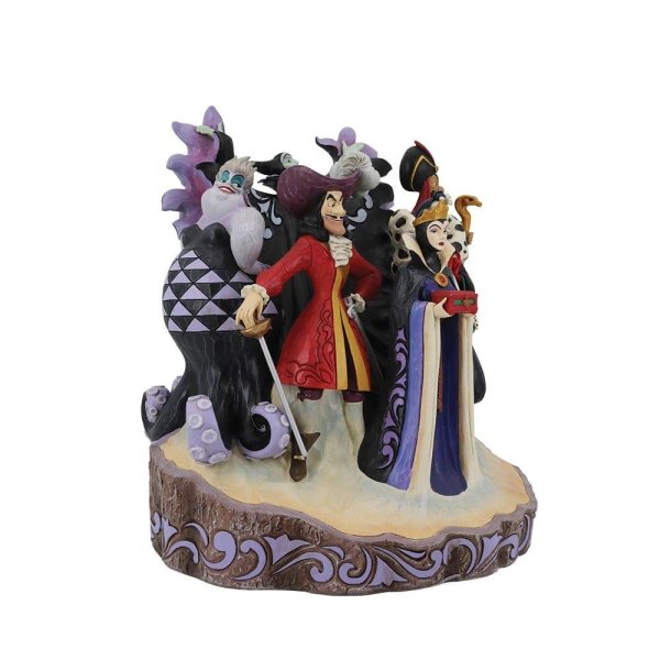 DAMAGED BOX - Disney Traditions Villains Carved by Heart By Jim Shore main image 1
