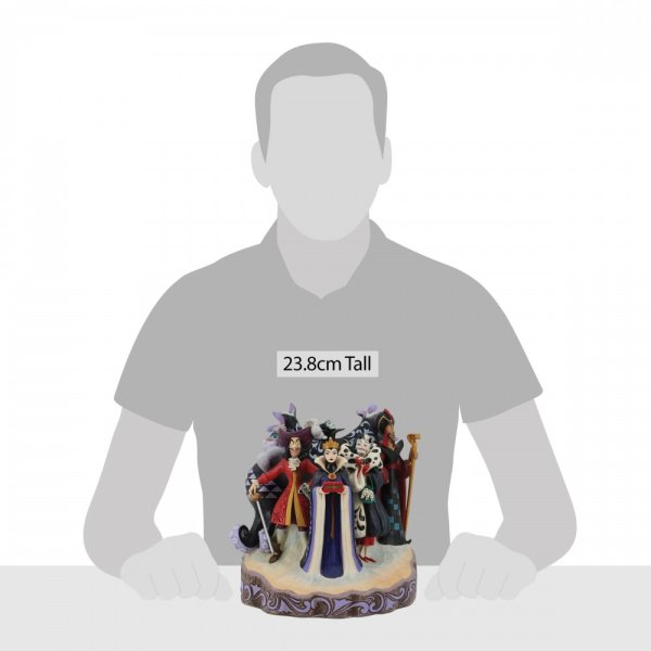 DAMAGED BOX - Disney Traditions Villains Carved by Heart By Jim Shore main image 0