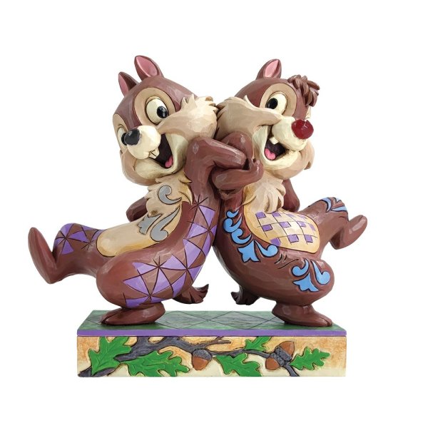Disney Traditions Chip and Dale Mischievous Mates Figurine