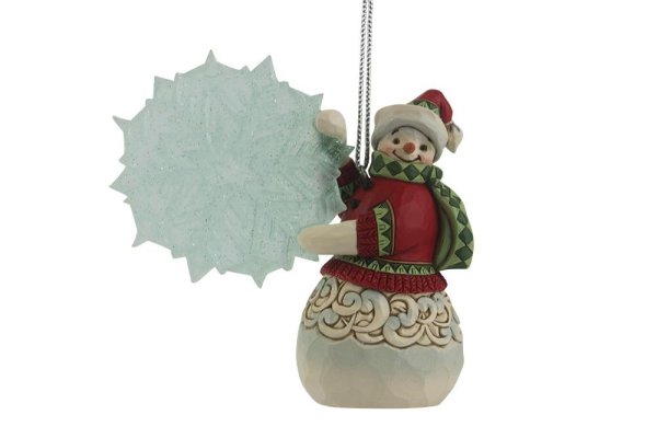 Jim Shore Legend of Snowflake Snowman Hanging Ornament Heartwood Creek