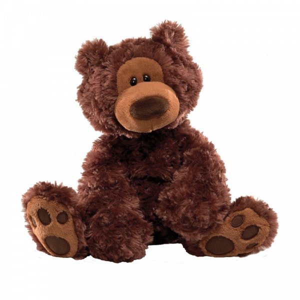 Gund - Philbin Bear Chocolate Brown Soft Plush Bear 33cm